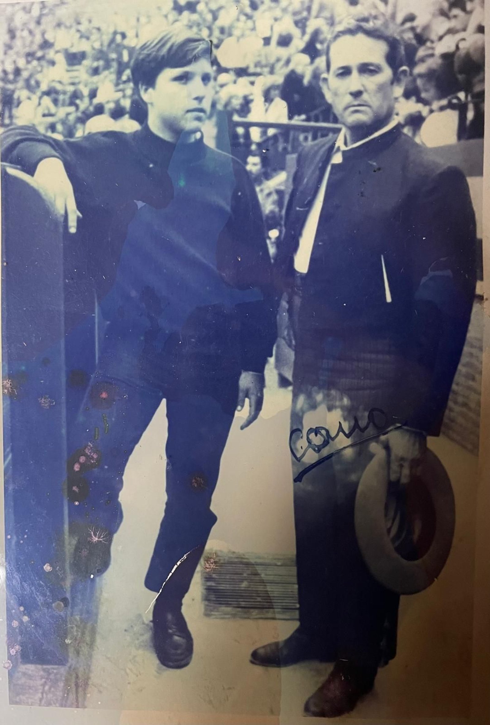Sancho Dávila y el mayoral Juan Mercado.