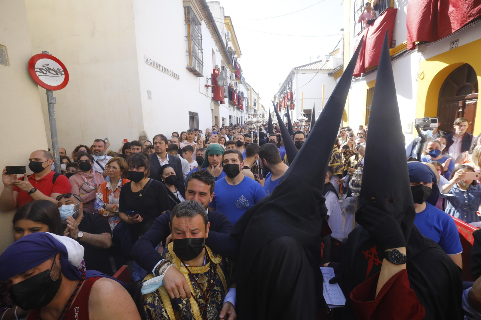 Bulla en una calle del centro histórico de Córdoba.