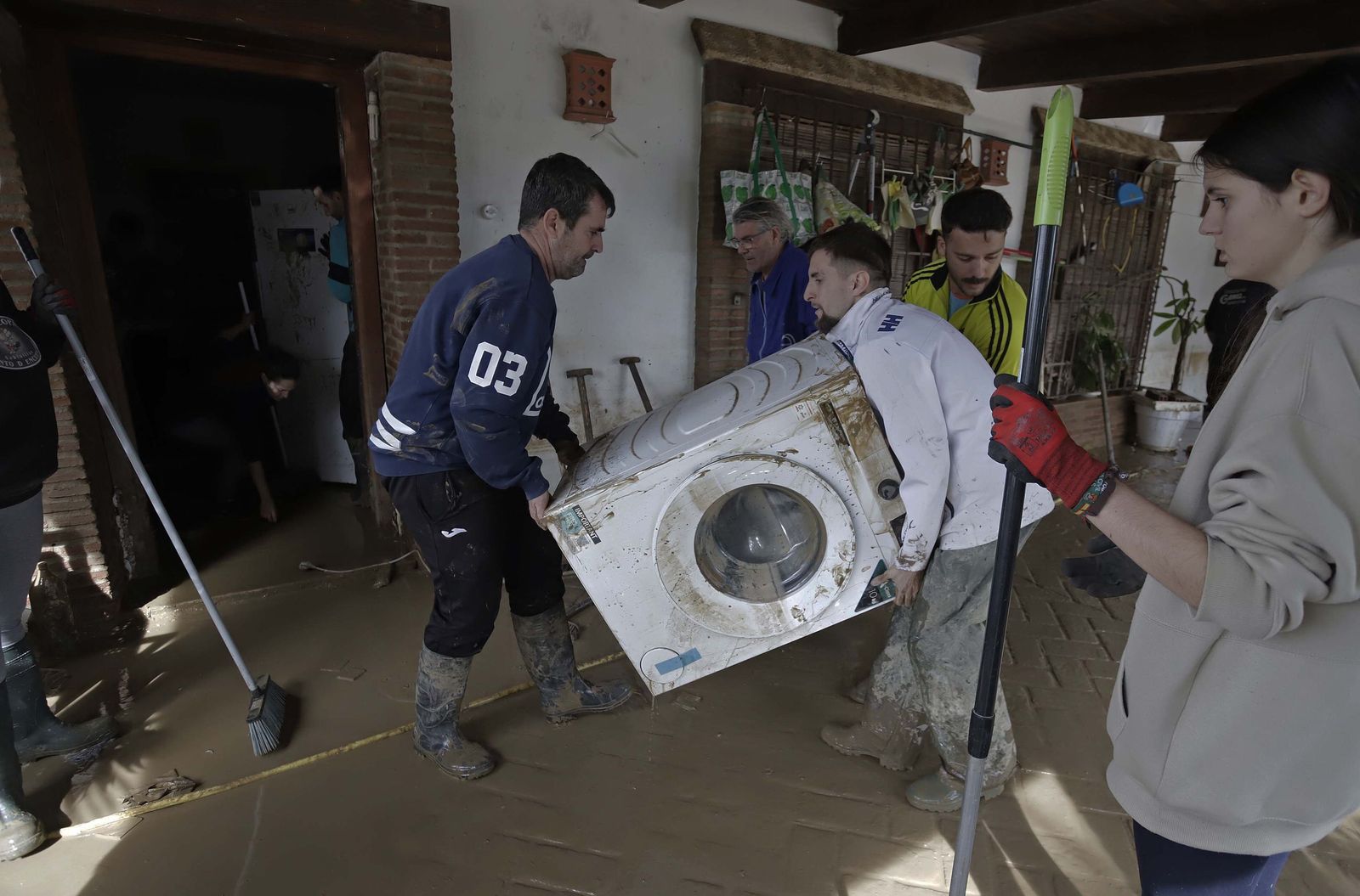 San Martín del Tesorillo después de la borrasca Marta, en imágenes