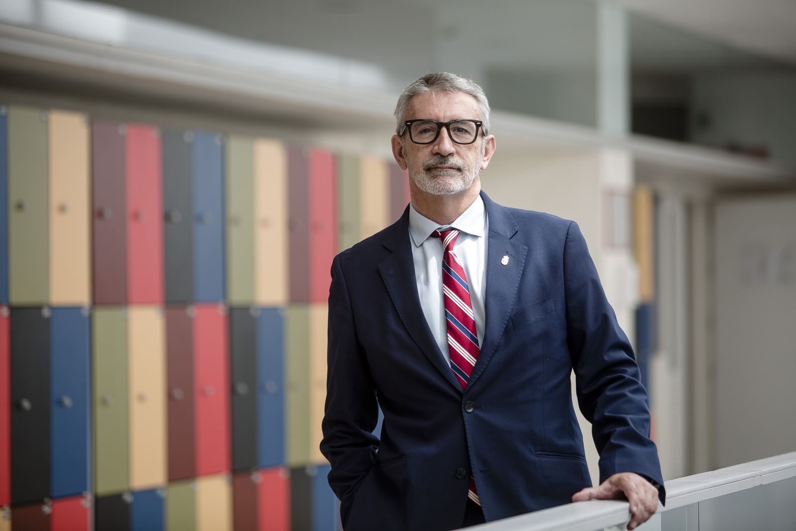 El rector, durante la conversación mantenida con este Diario el pasado jueves.