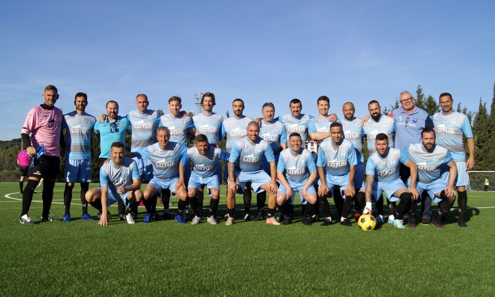 El conjunto de veteranos de la Balona