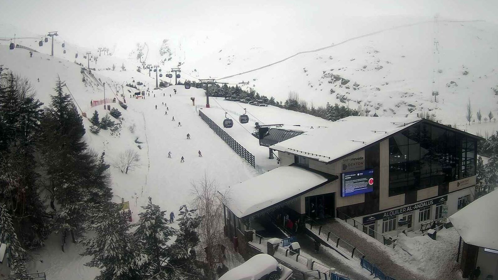 Zona de Pradollano este martes.
