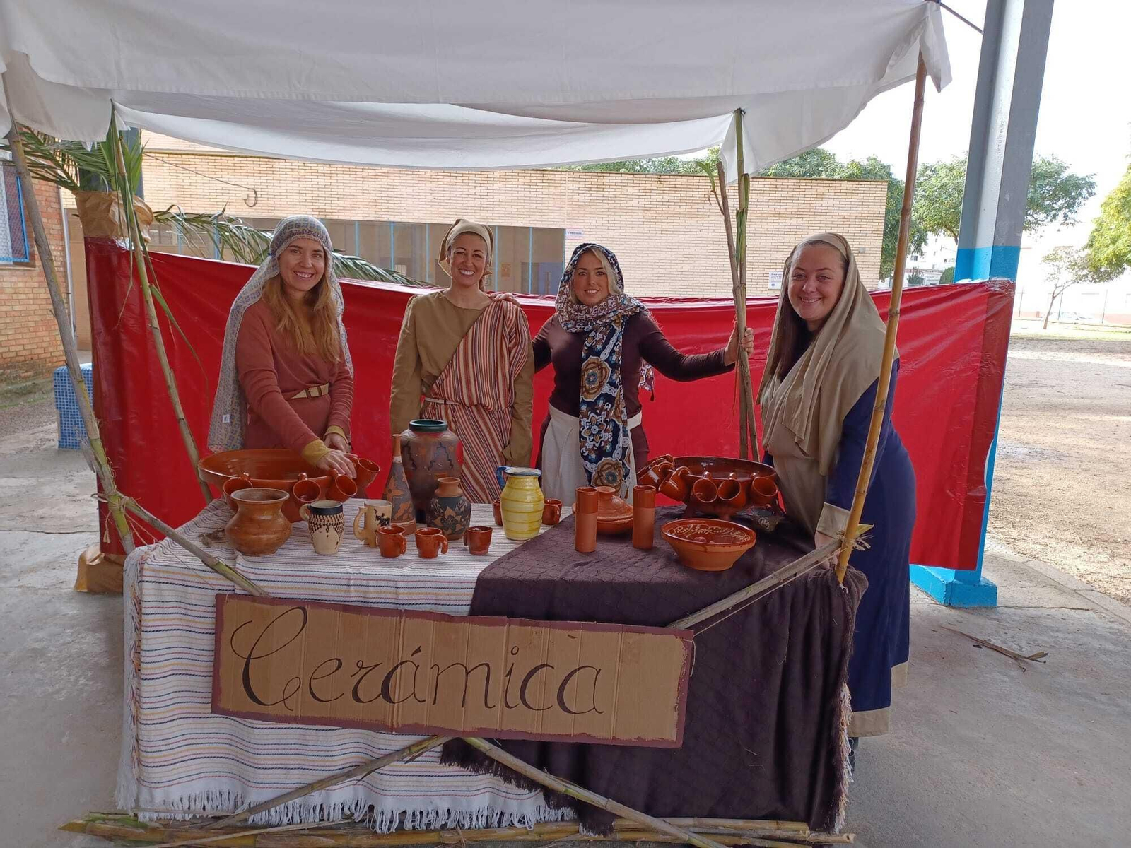 Belén viviente en el CEIP Manuel de falla