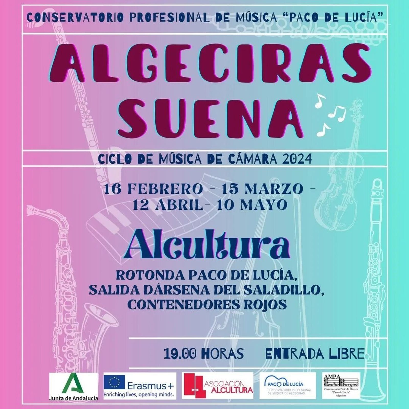 Cartel de Algeciras Suena.