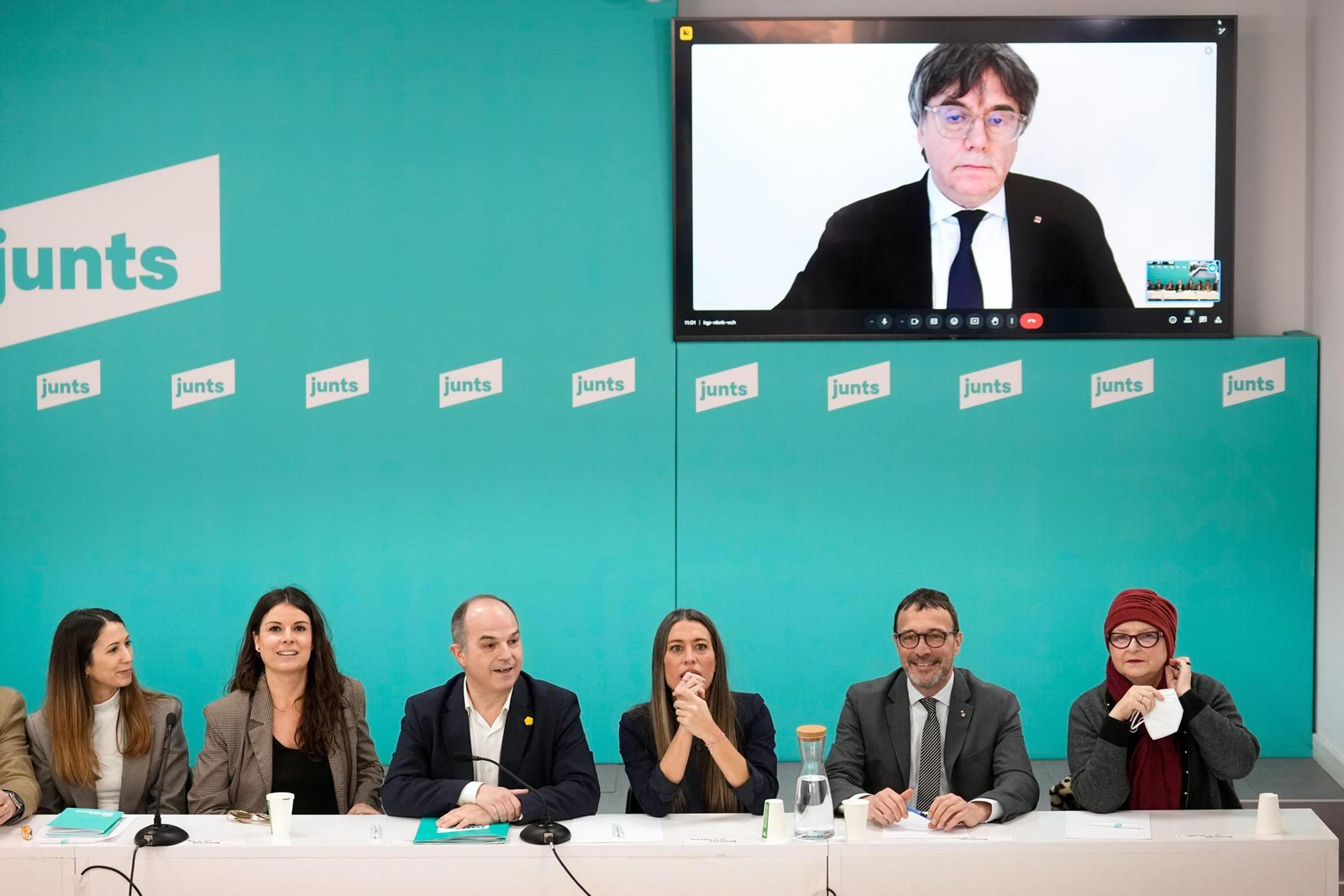 Imagen de archivo de la junta general de Junts per Catanlunya.