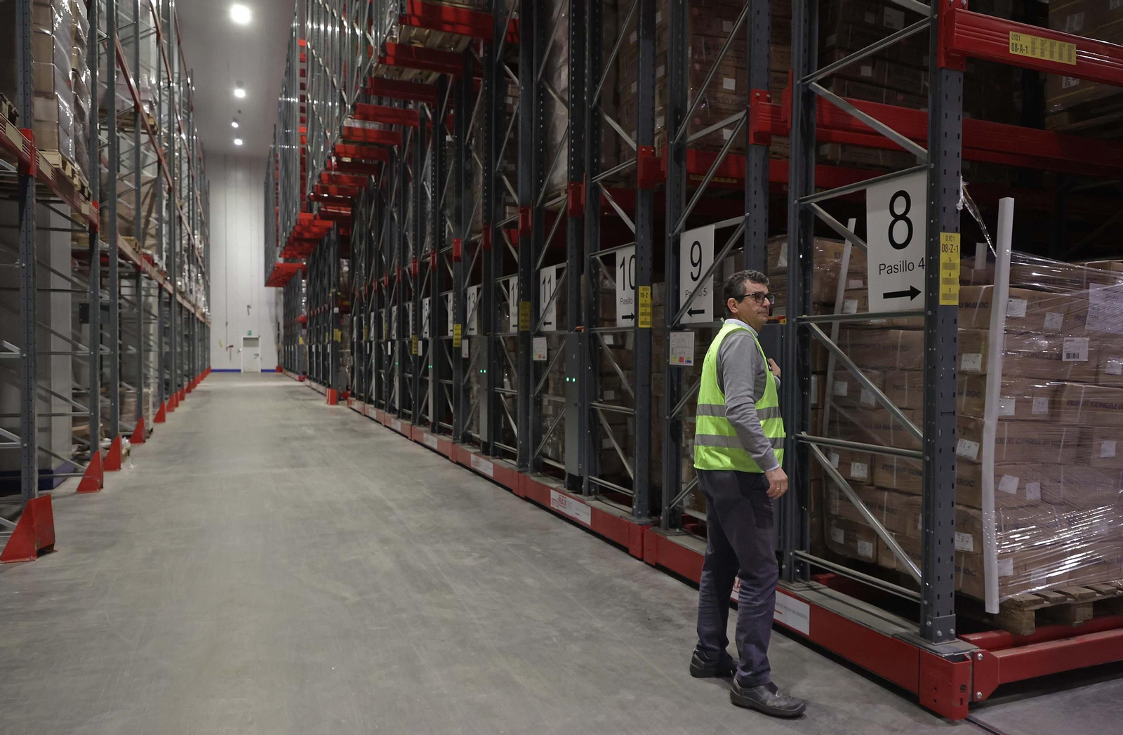 Fotos de la visita a la empresa Americold en el Puerto de Algeciras