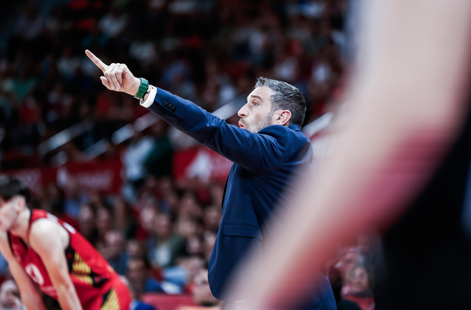 Ibon Navarro, durante el Casademont-Unicaja