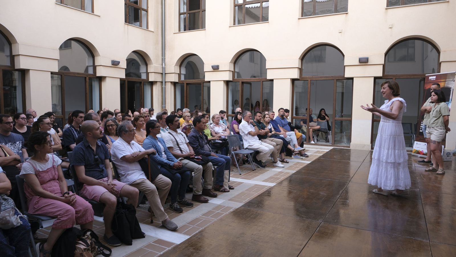 Recibimiento a los alumnos del Festival de Música Renacentista y Barroca de Vélez Blanco-Festimuvb 2023