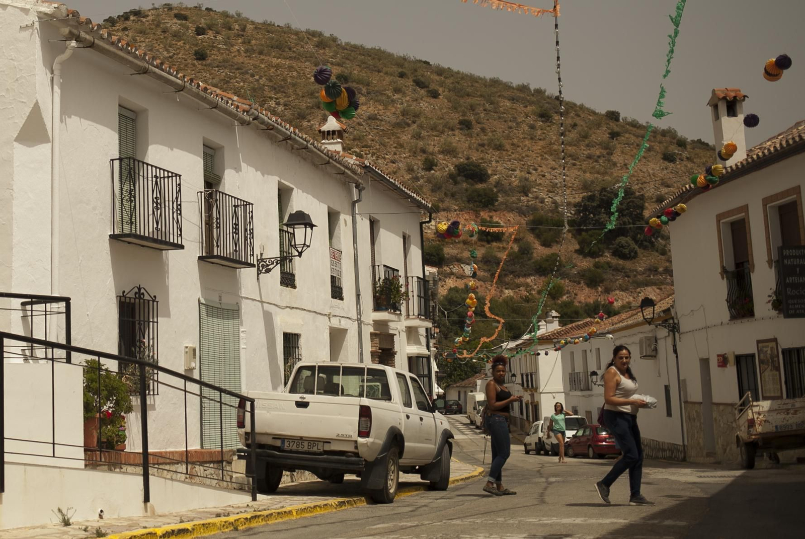 Una calle de Atajate.