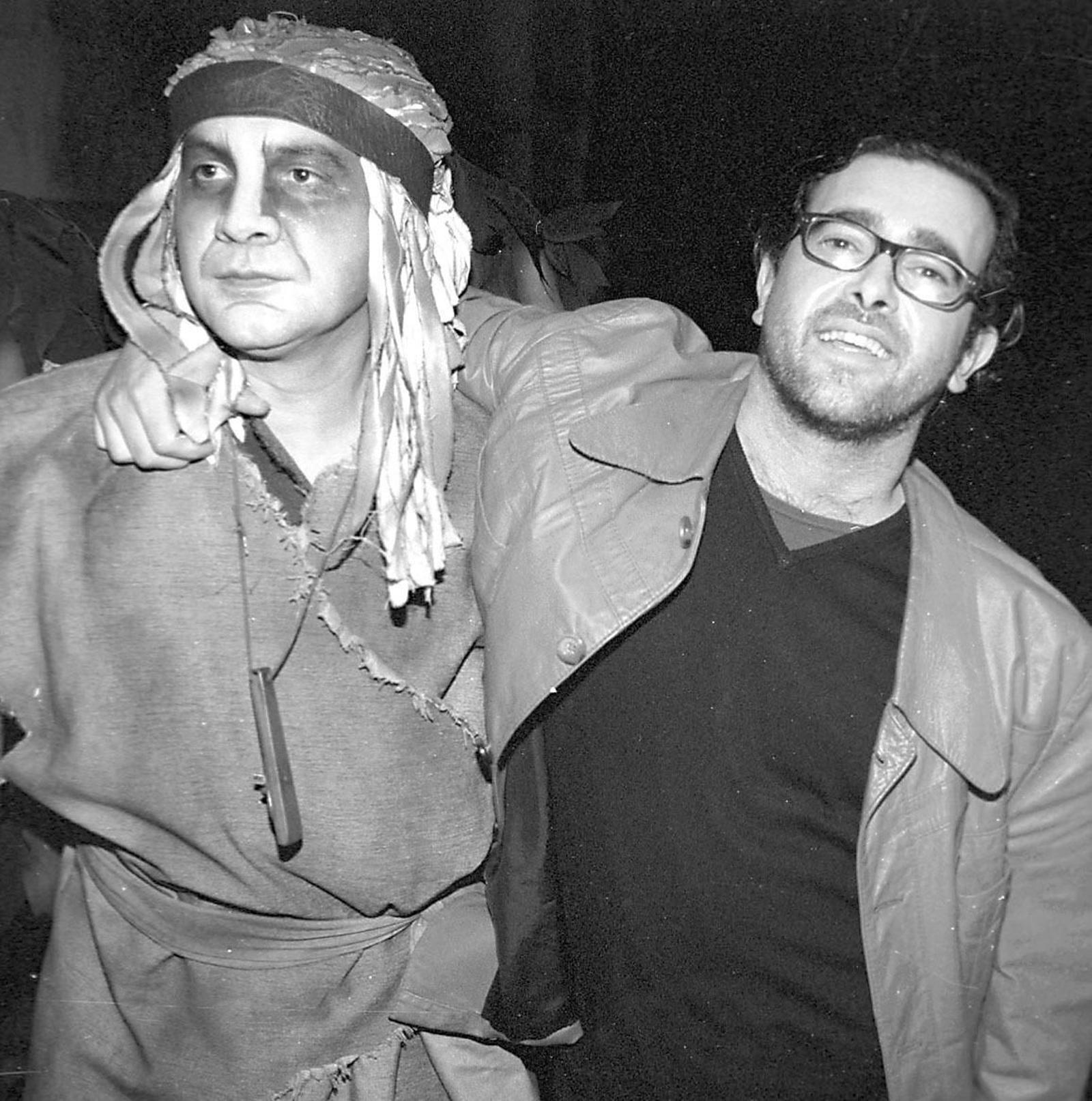 Con Ángel Subiela el año de 'Los ángeles caídos'