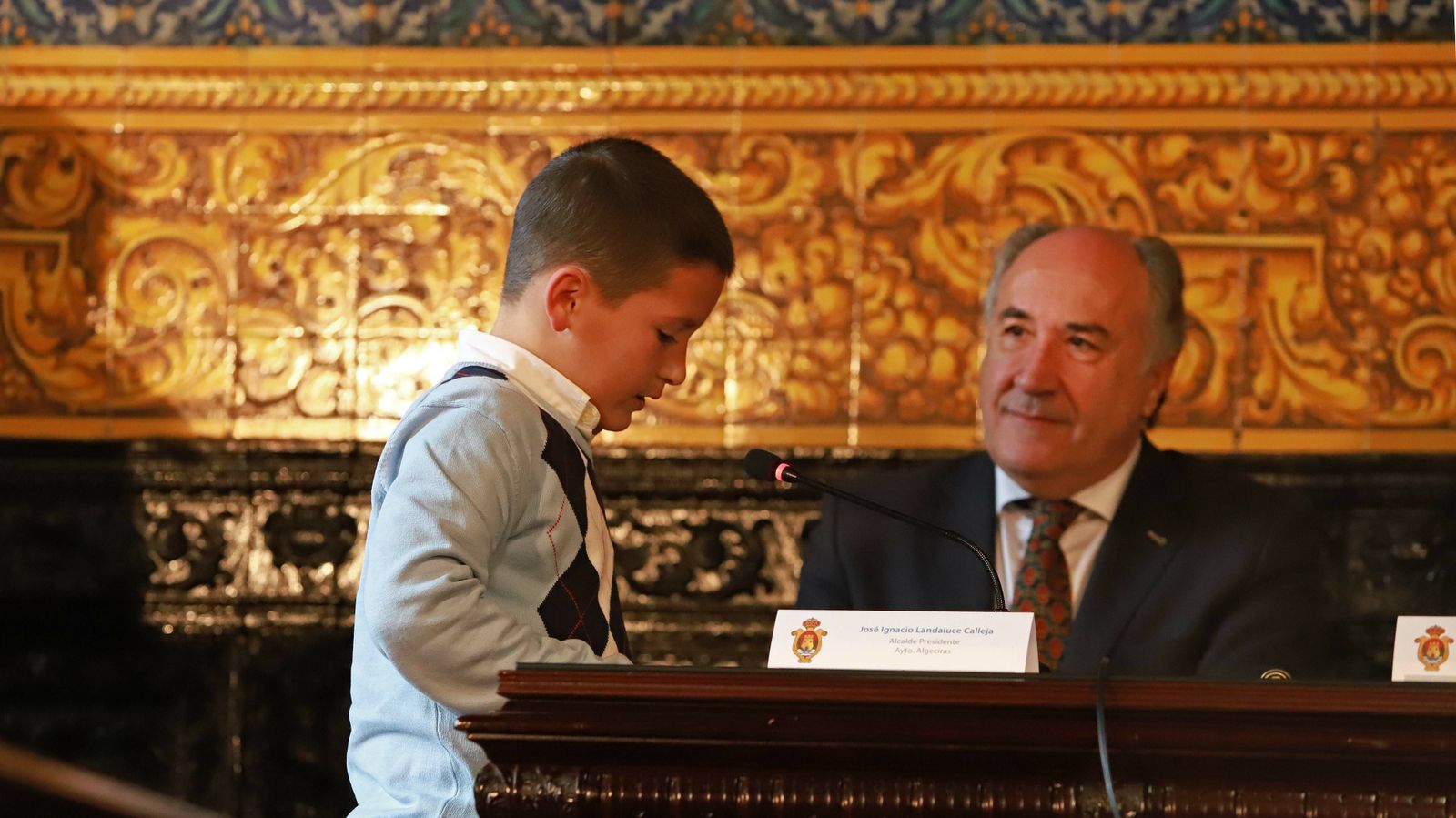 Pleno infantil en el Ayuntamiento de Algeciras