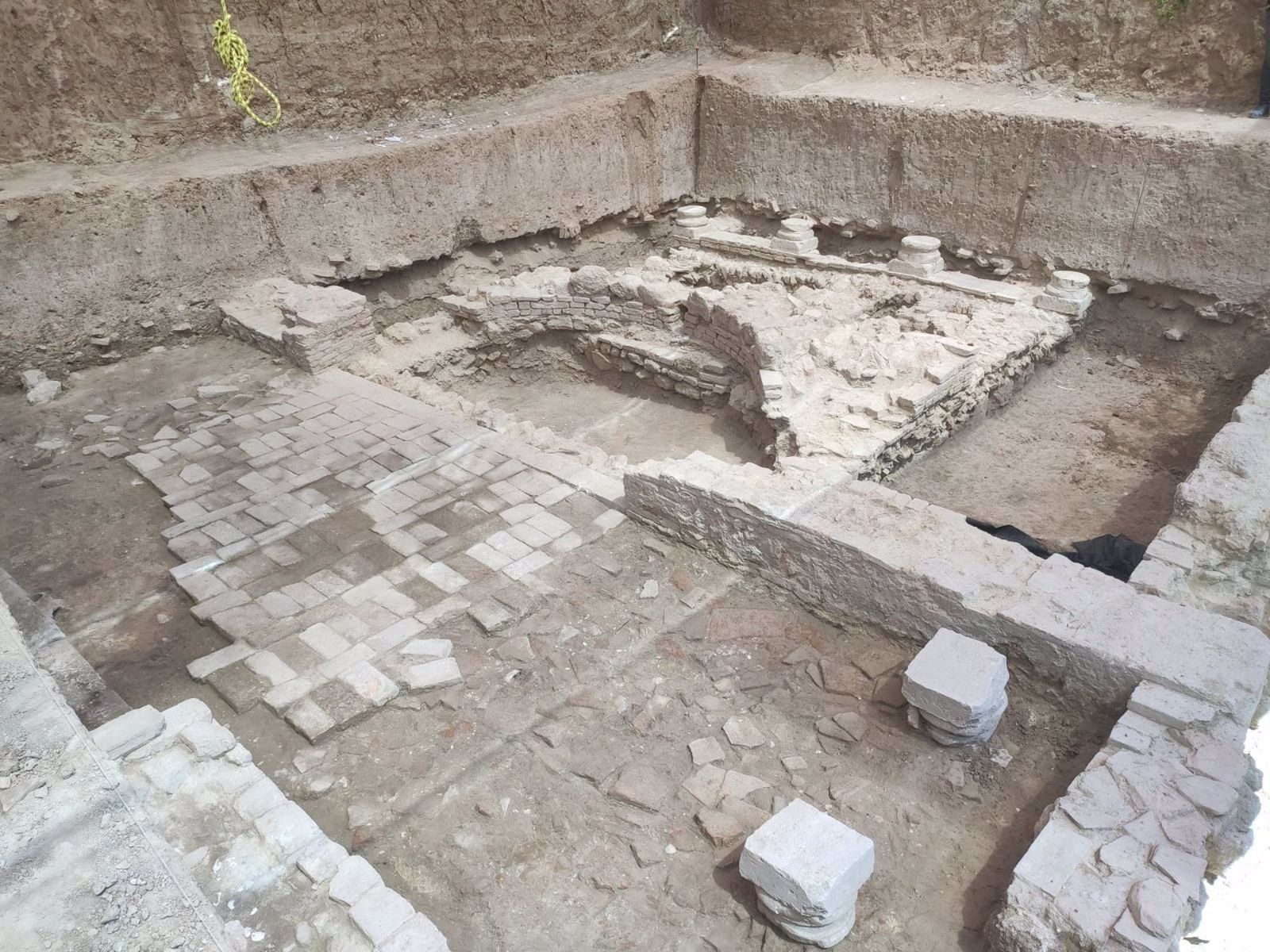 Imagen de las excavaciones en la séptima fase del proyecto arqueológico de la Villa Romana