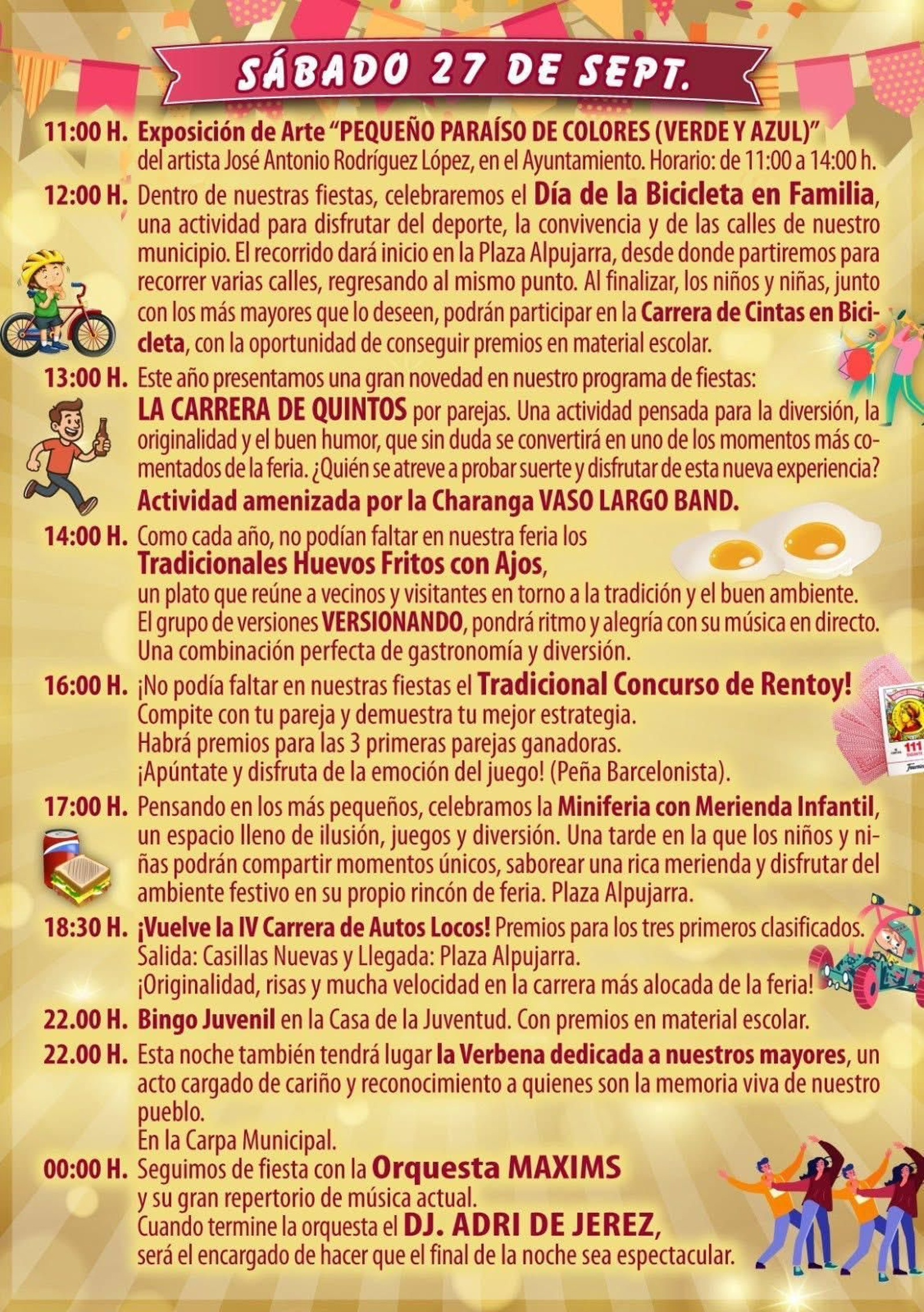 Programa de las Fiestas de Órgiva