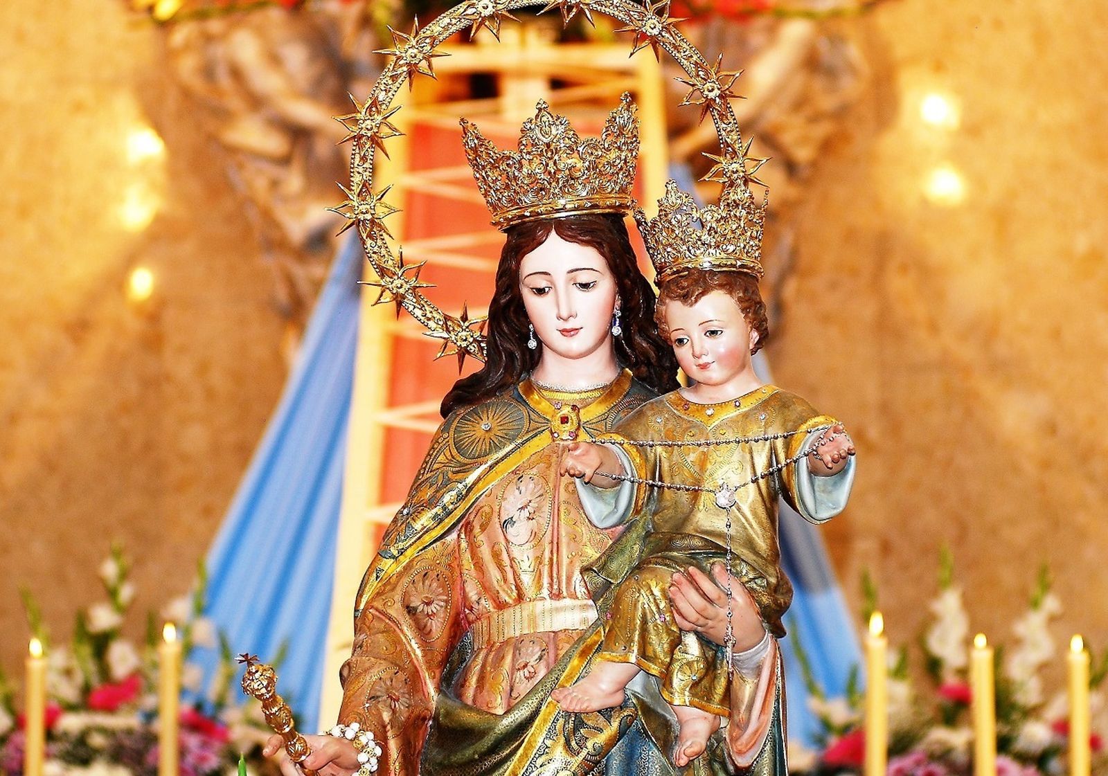 Imagen de María Auxiliadora en Cádiz.