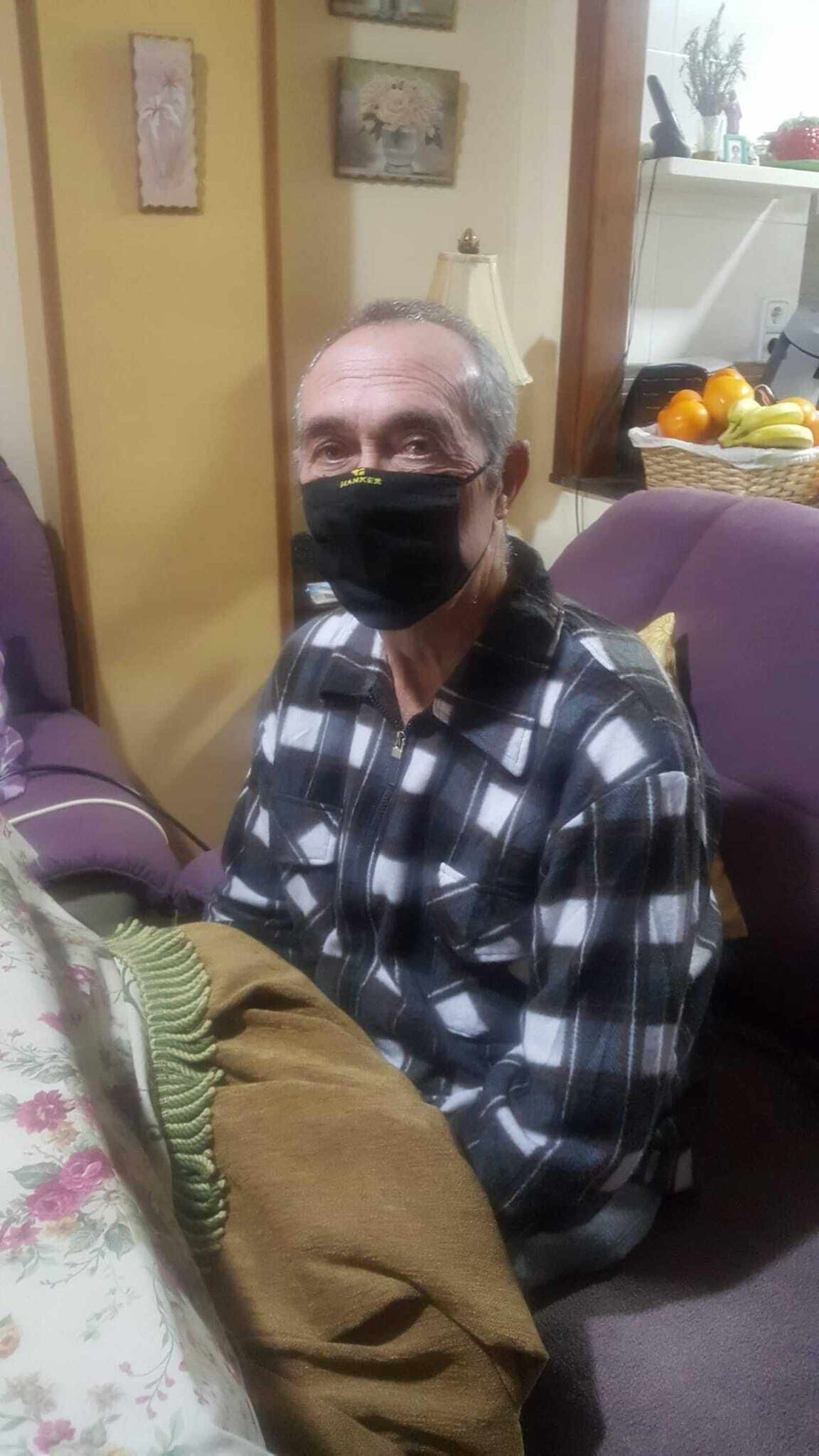 José Blanco, en su casa de Morón de la Frontera.