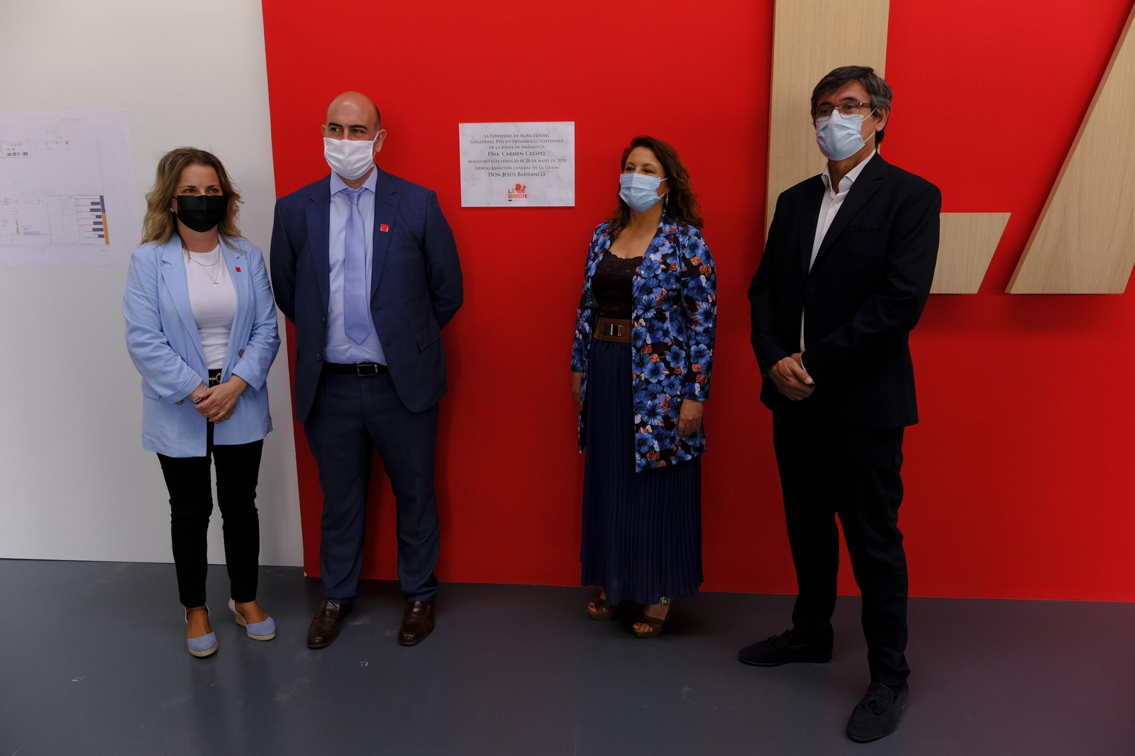 Fotogalería inauguración planta La Unión Nice en Adra.