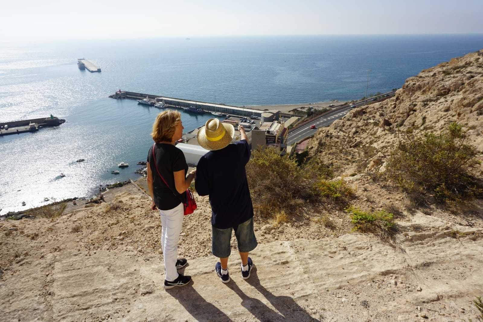 Carmen Ortiz en La Chanca.