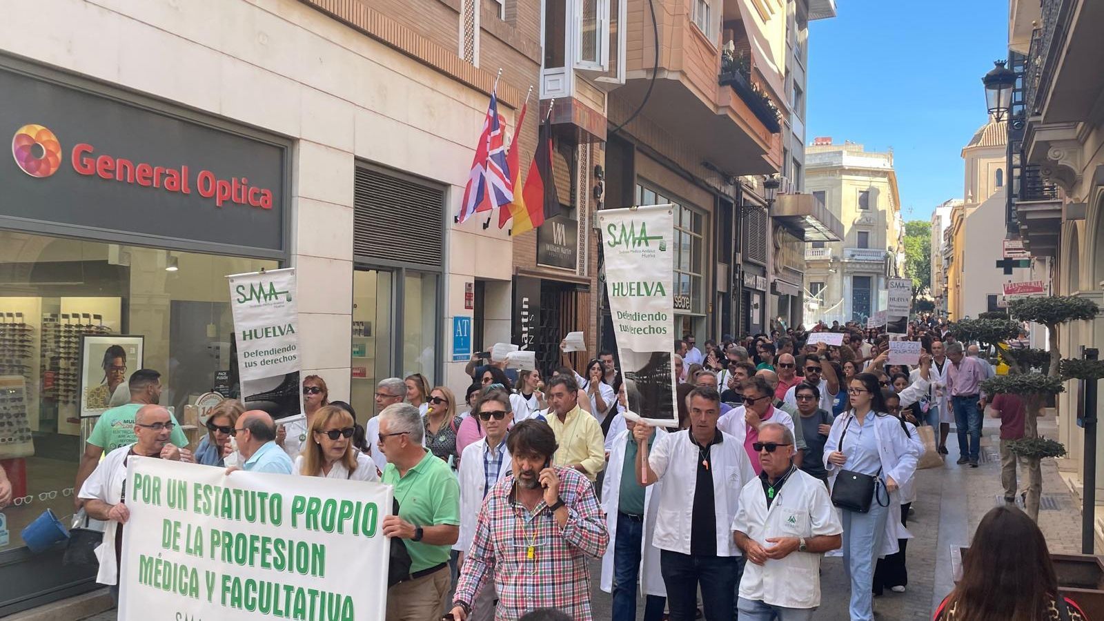 Manifestación de los médicos.