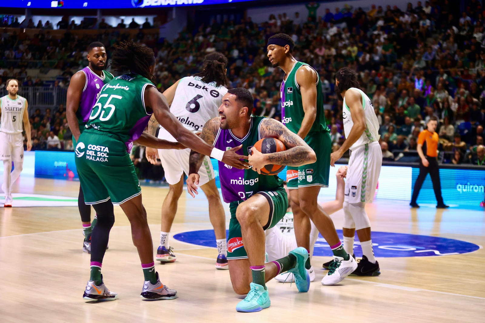 El Unicaja - Surne Bilbao, en fotos