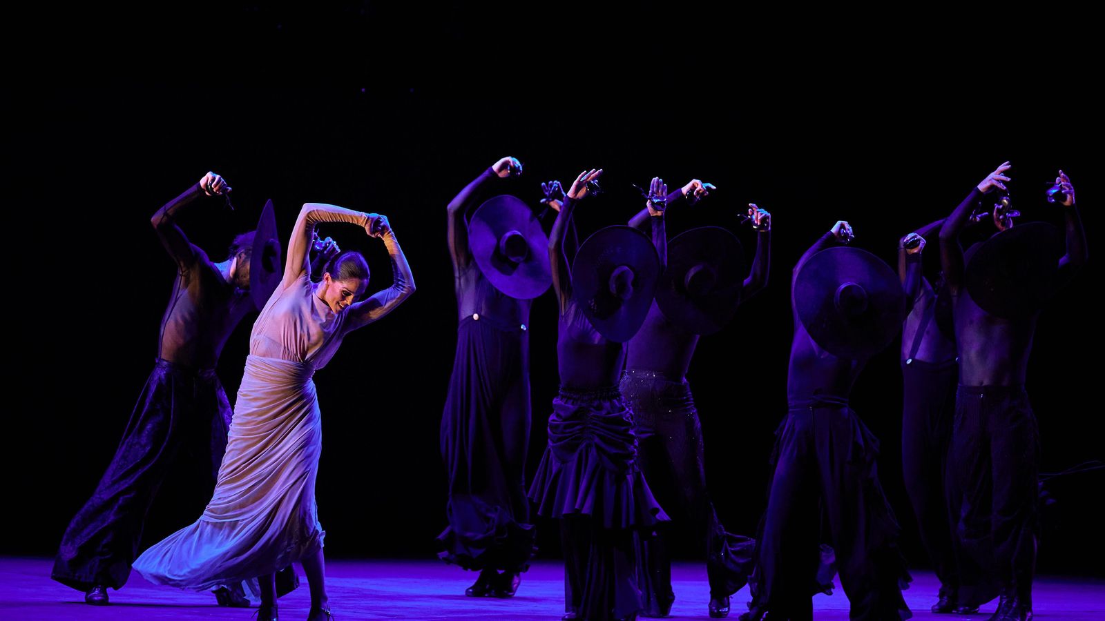 Patricia Guerrero durante su actuación en el Teatro del Generalife.