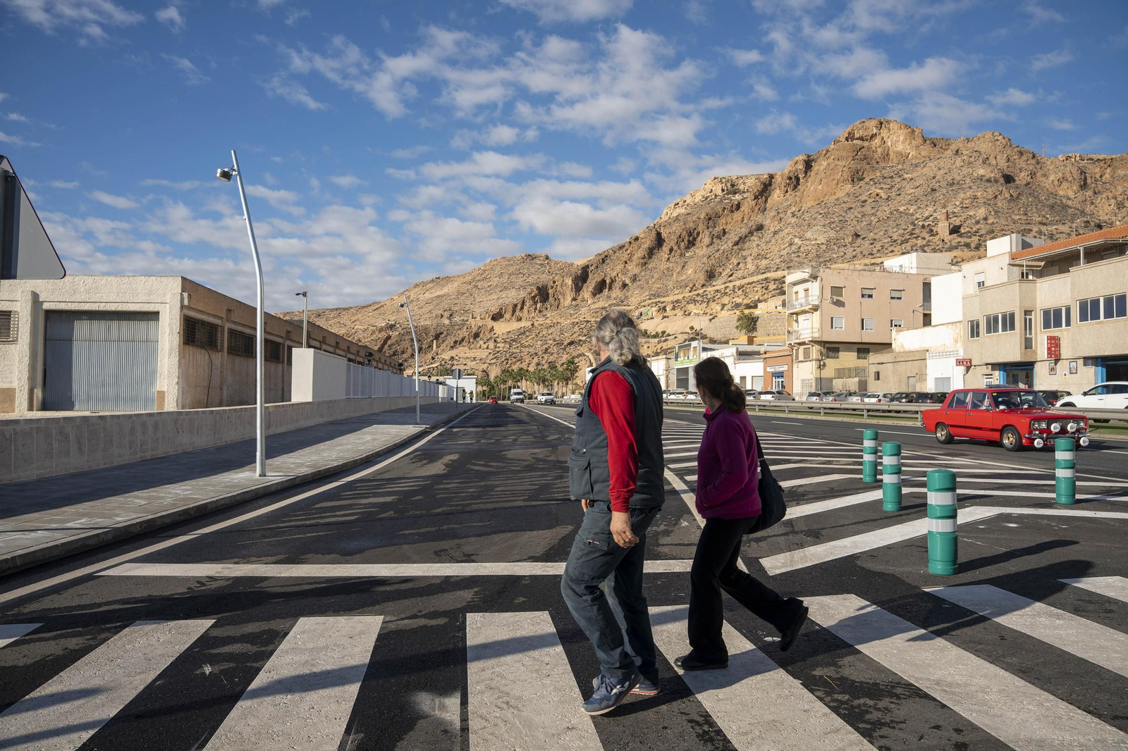 Los primeros usuarios del nuevo acceso al Puerto