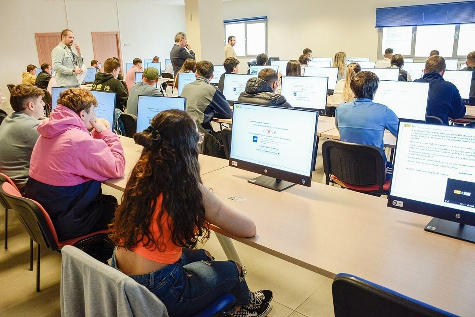 Imagen de archivo de examen teórico del permiso de conducir, para el que se prevén cambios.