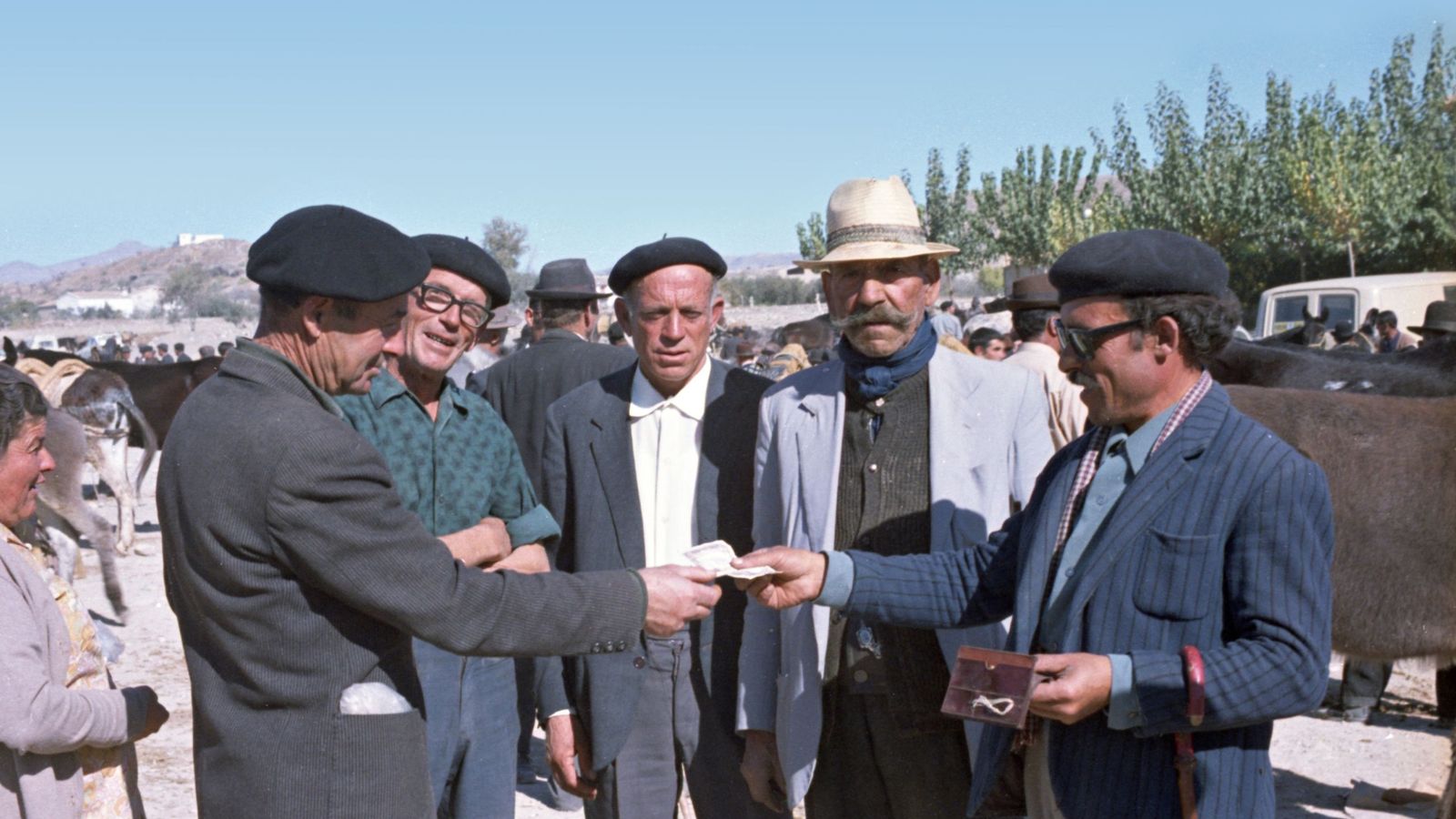 Una fotografía sobre un trato en el año 1968.