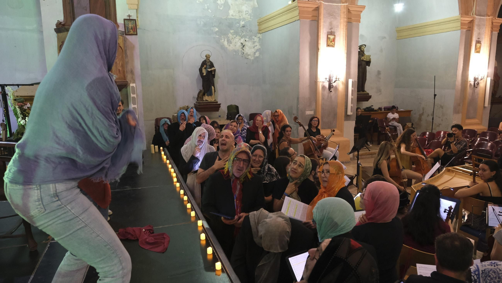 Ensayo general de la ópera de la academia musical de Vélez Blanco, en imágenes
