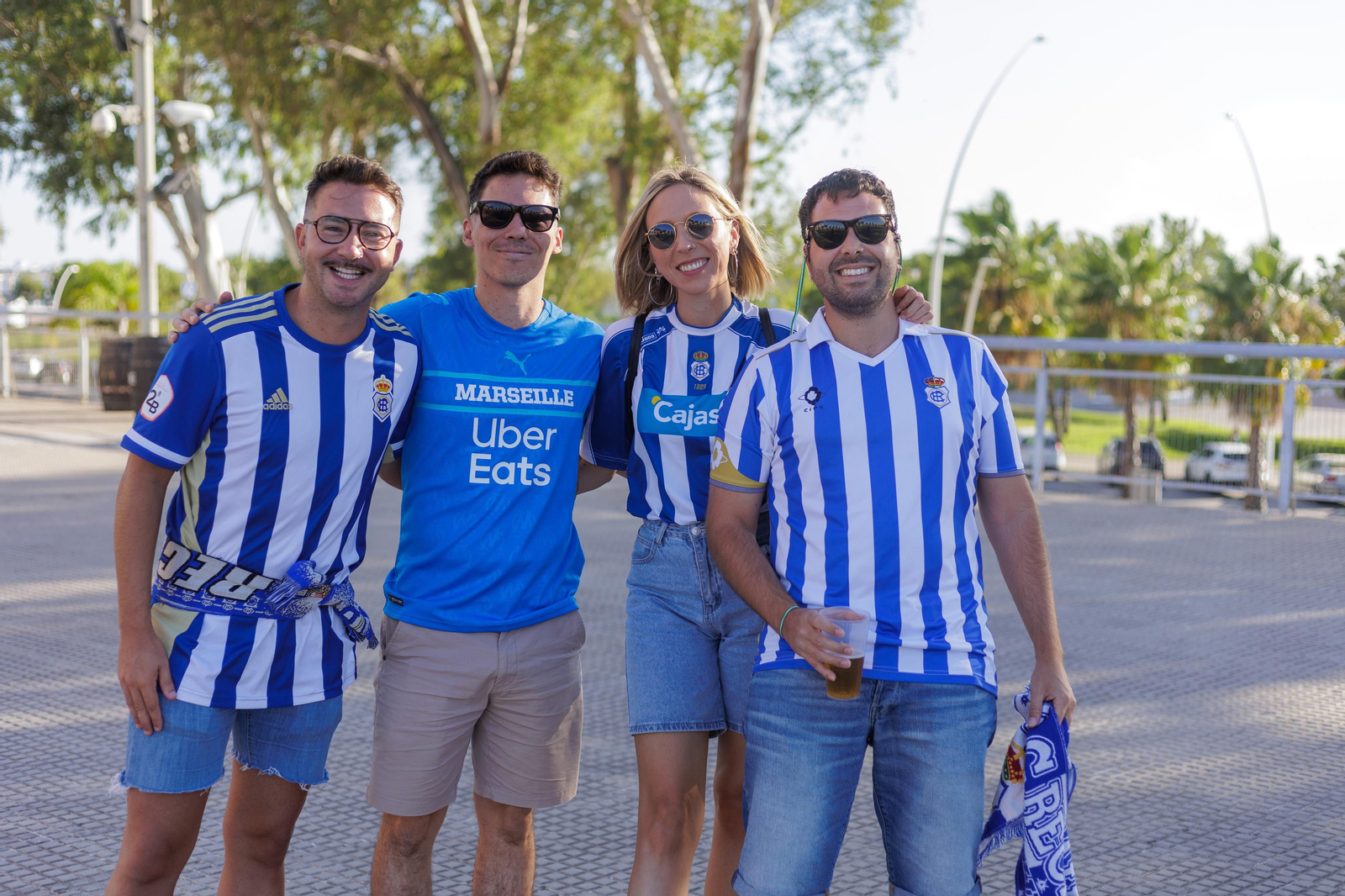 Las imágenes del ambiente en el Recreativo de Huelva-Intercity