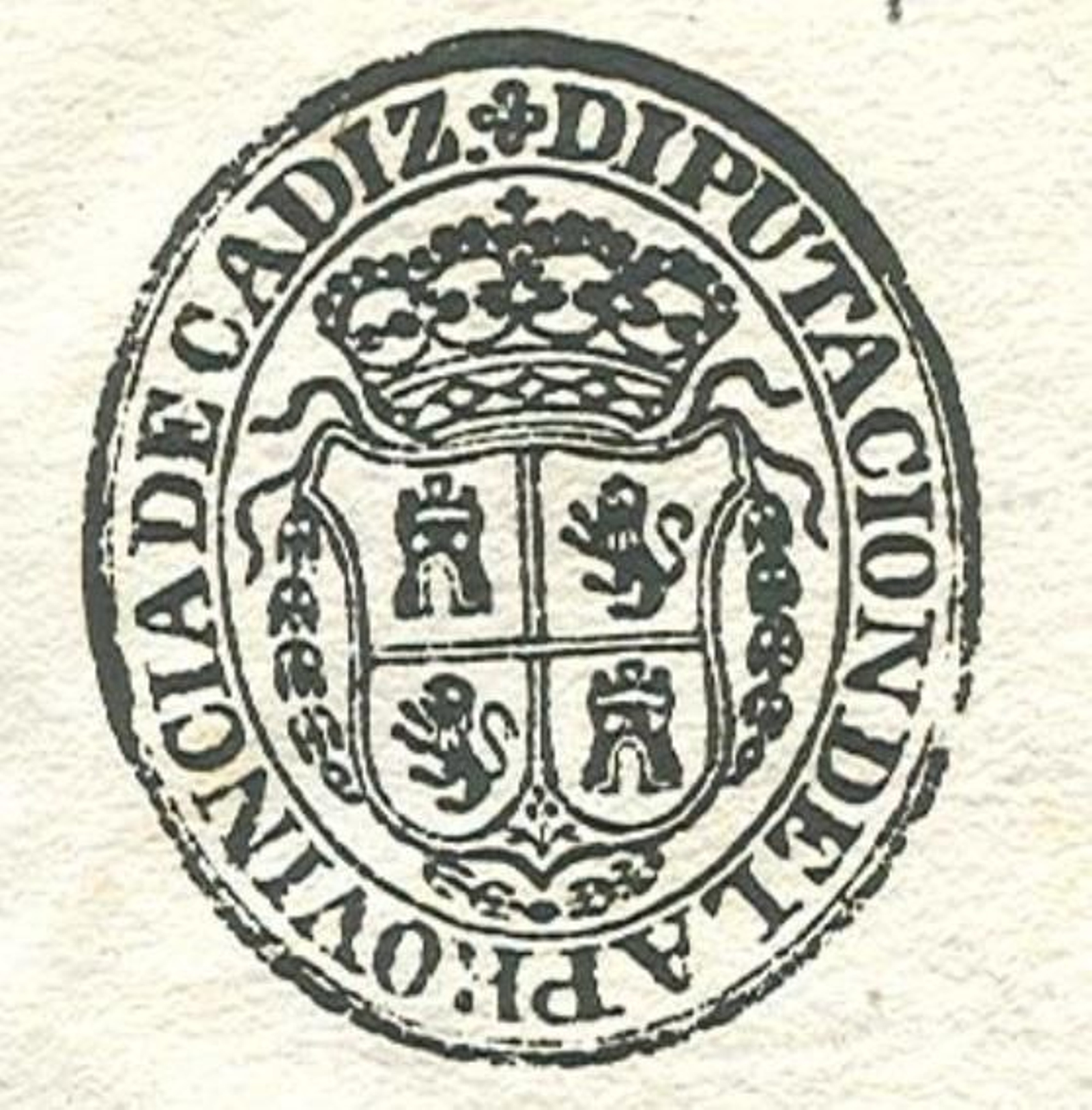 Escudo de la Diputación de 1870.