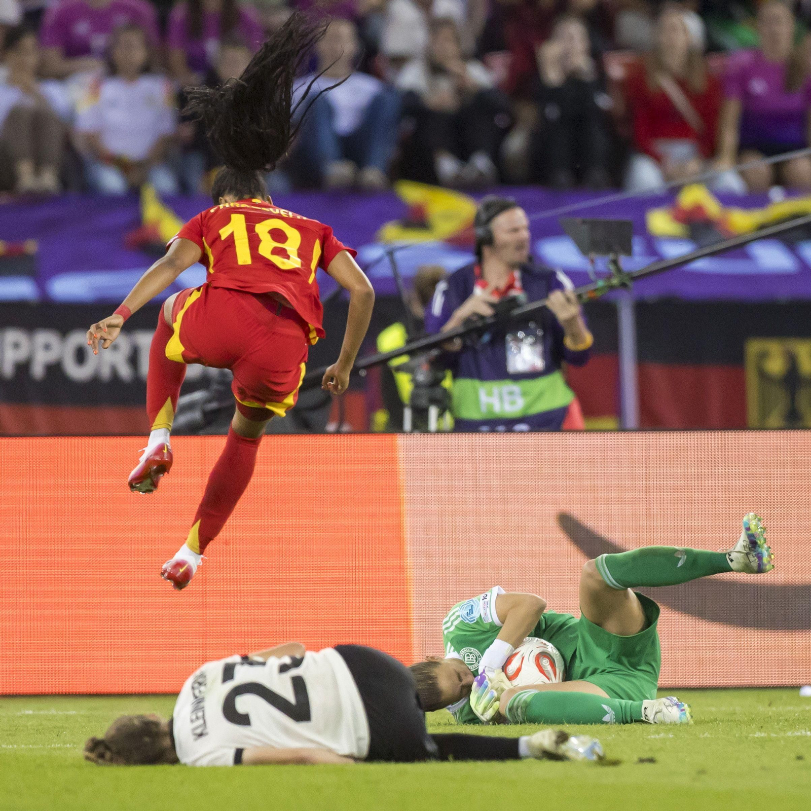 Las mejores imágenes del pase a la final de España ante Alemania en la Eurocopa femenina