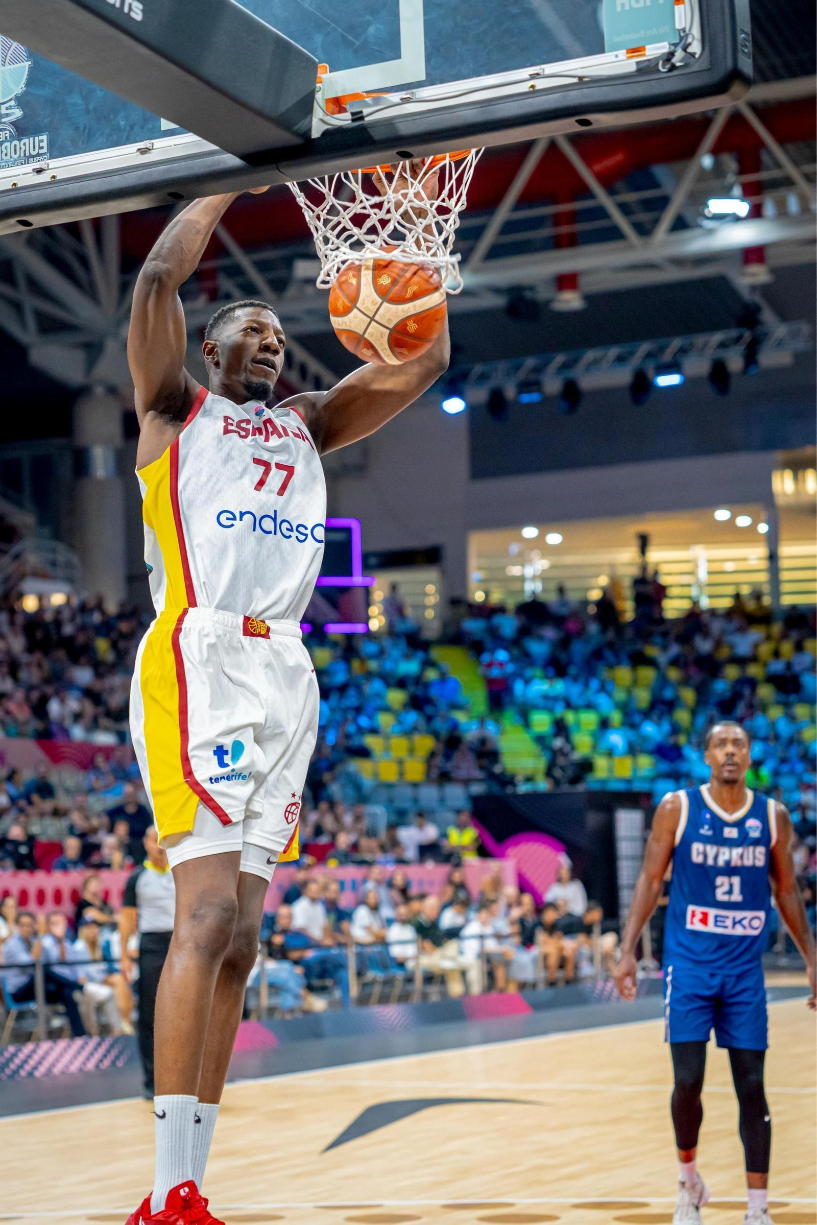 Las fotos del Chipre - España de baloncesto