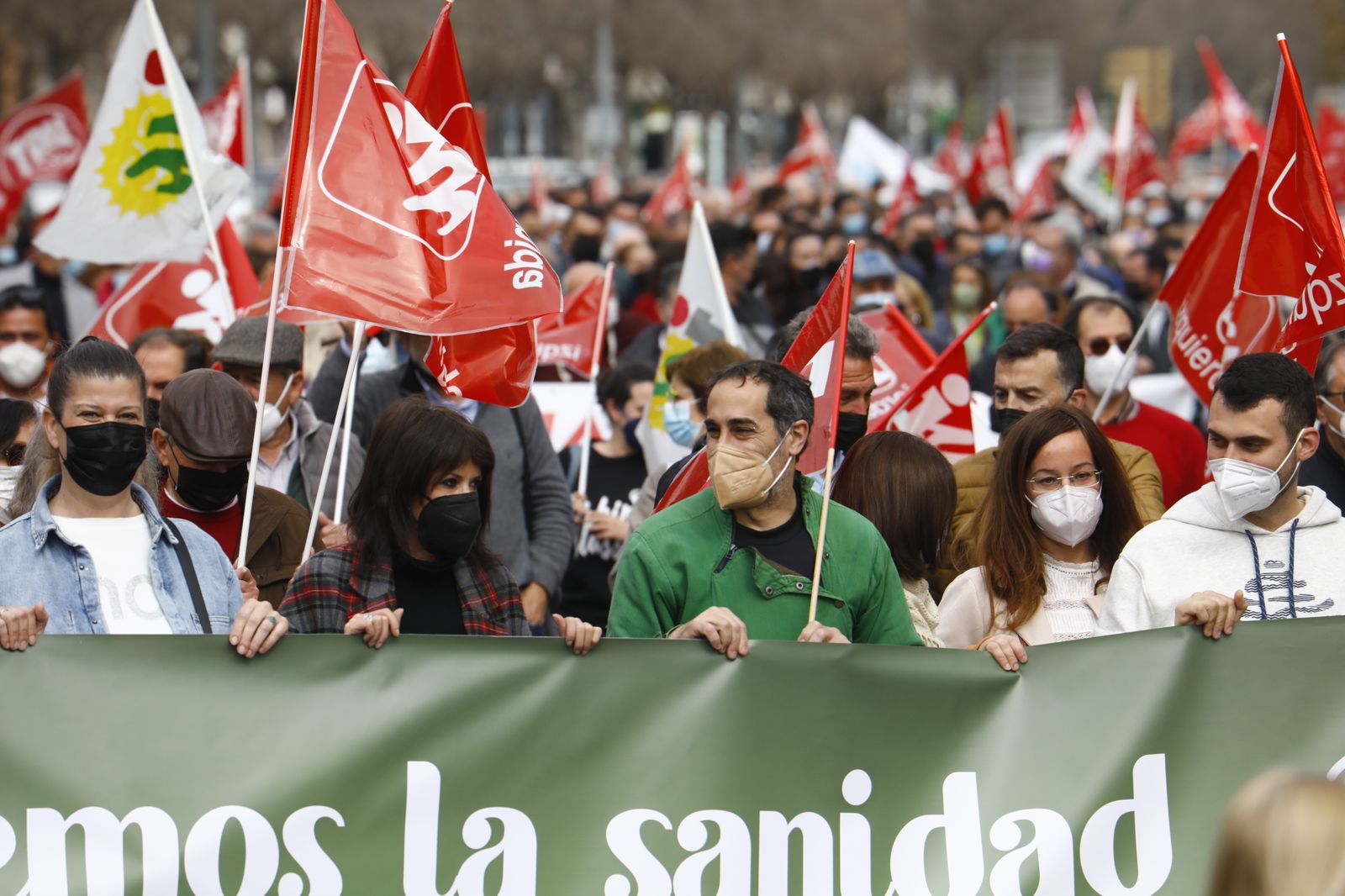 Manifestación en defensa de la sanidad pública en Córdoba, en imágenes