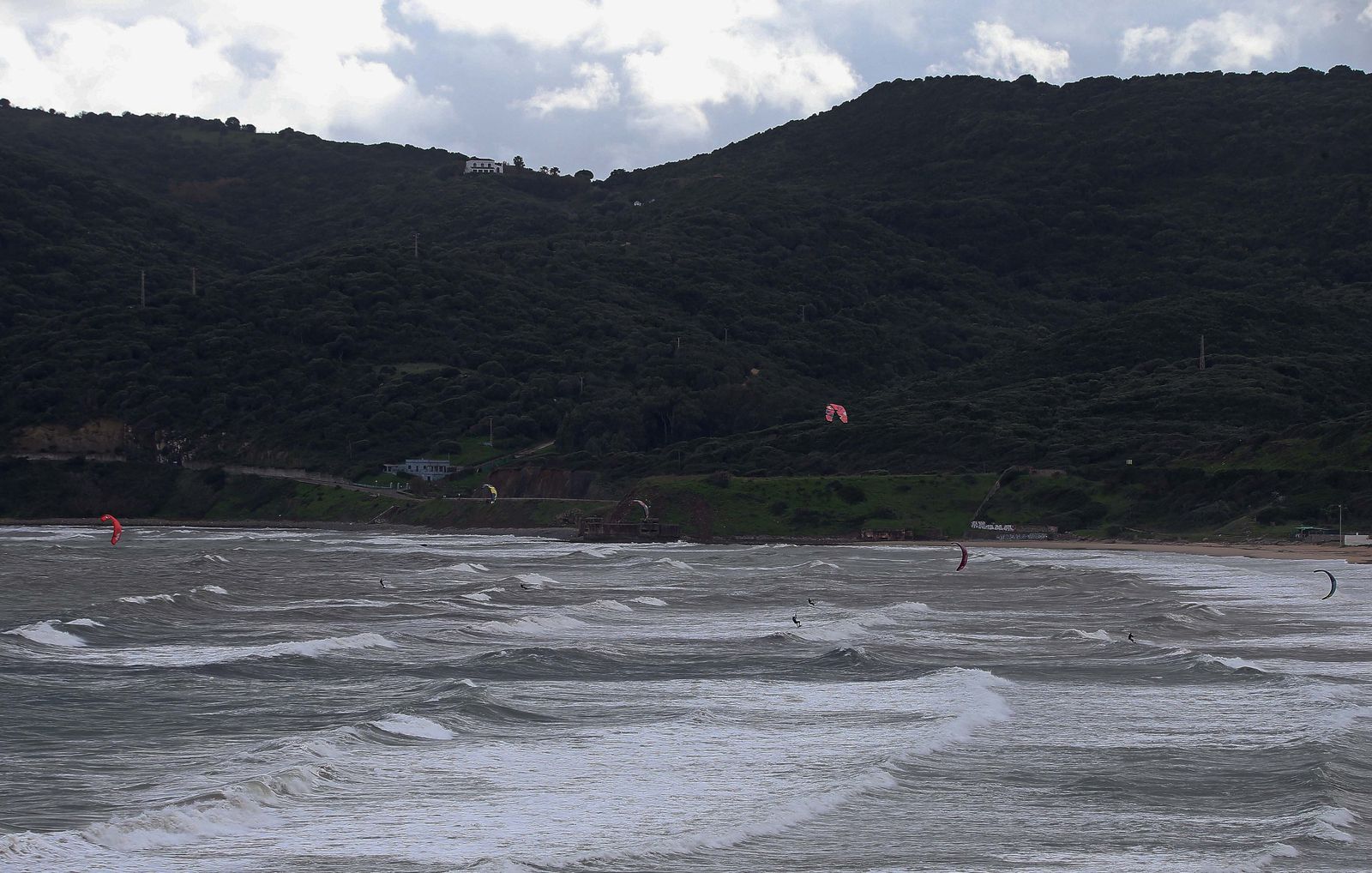 Fotos del temporal en la Bahía de Algeciras