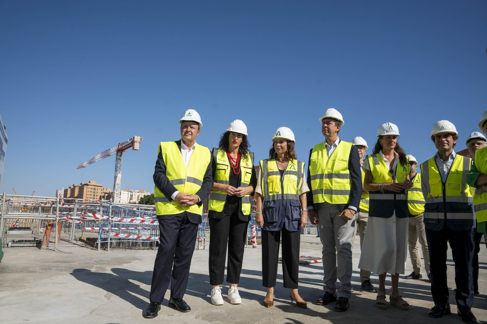 Las mejores imágenes de las obras de integración ferroviaria en Almería