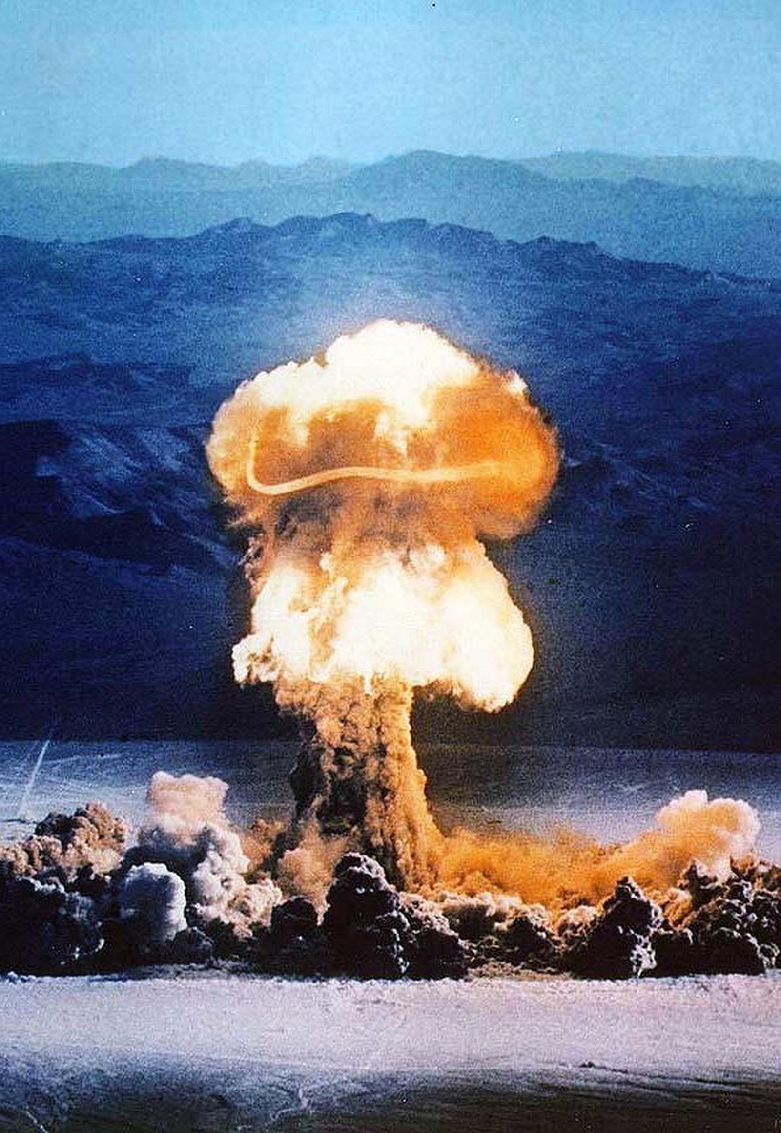 Una prueba nuclear estadounidense.