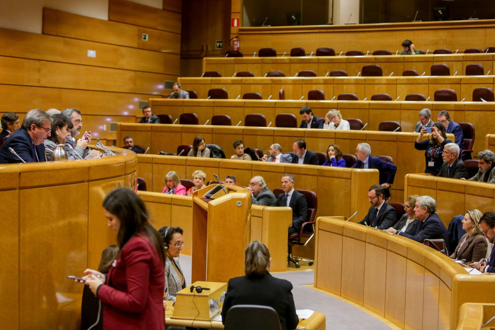 La sesión de la diputación permanente del Senado