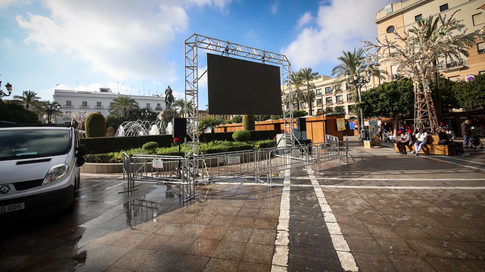 Todo preparado para las Campanadas de Canal Sur en Jerez