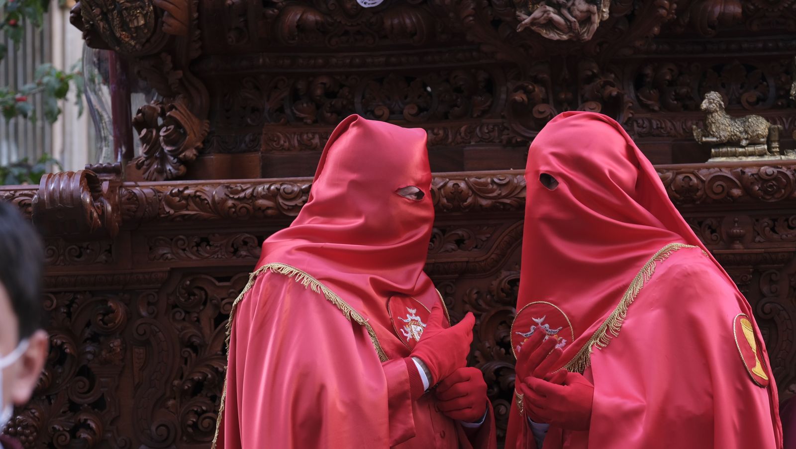 Fotogalería procesión de la Santa Cena. Semana Santa de Almería 2022.