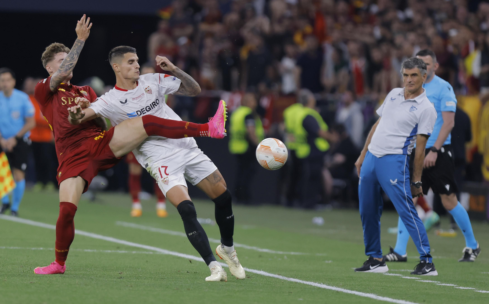 Las imágenes del Sevilla-Roma