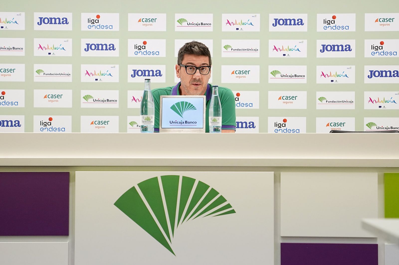 Fotis Katsikaris, en la rueda de prensa de este viernes.