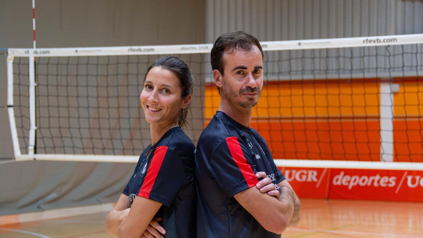 Majo y Guille en el Pabellón de Fuentenueva