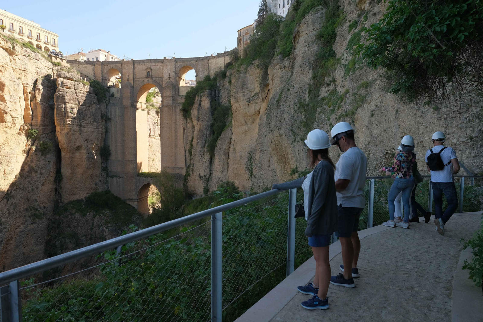Apertura del Camino del Desfiladero del Tajo, en fotos