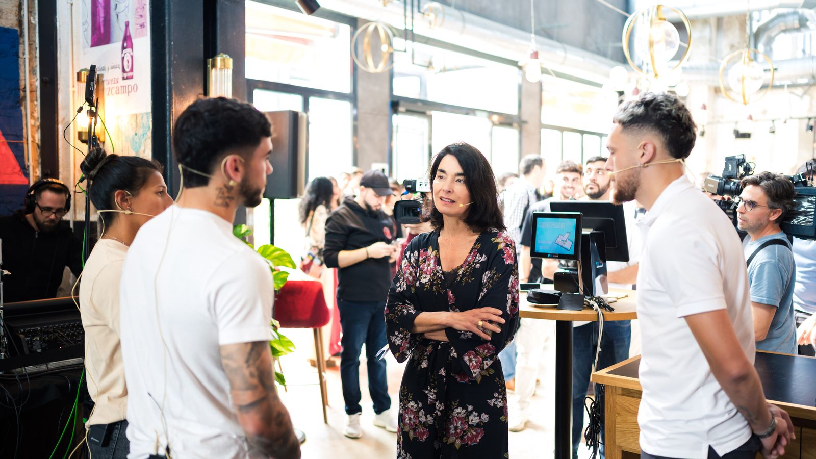 Las fotos de jugadores del Betis y del Sevilla en la Cruzcampo