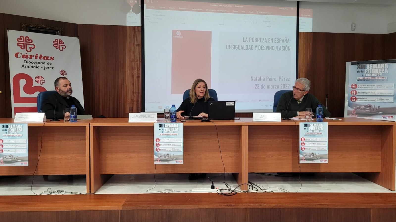 Natalia Peiro cierra la XIII Semana de la Pobreza.