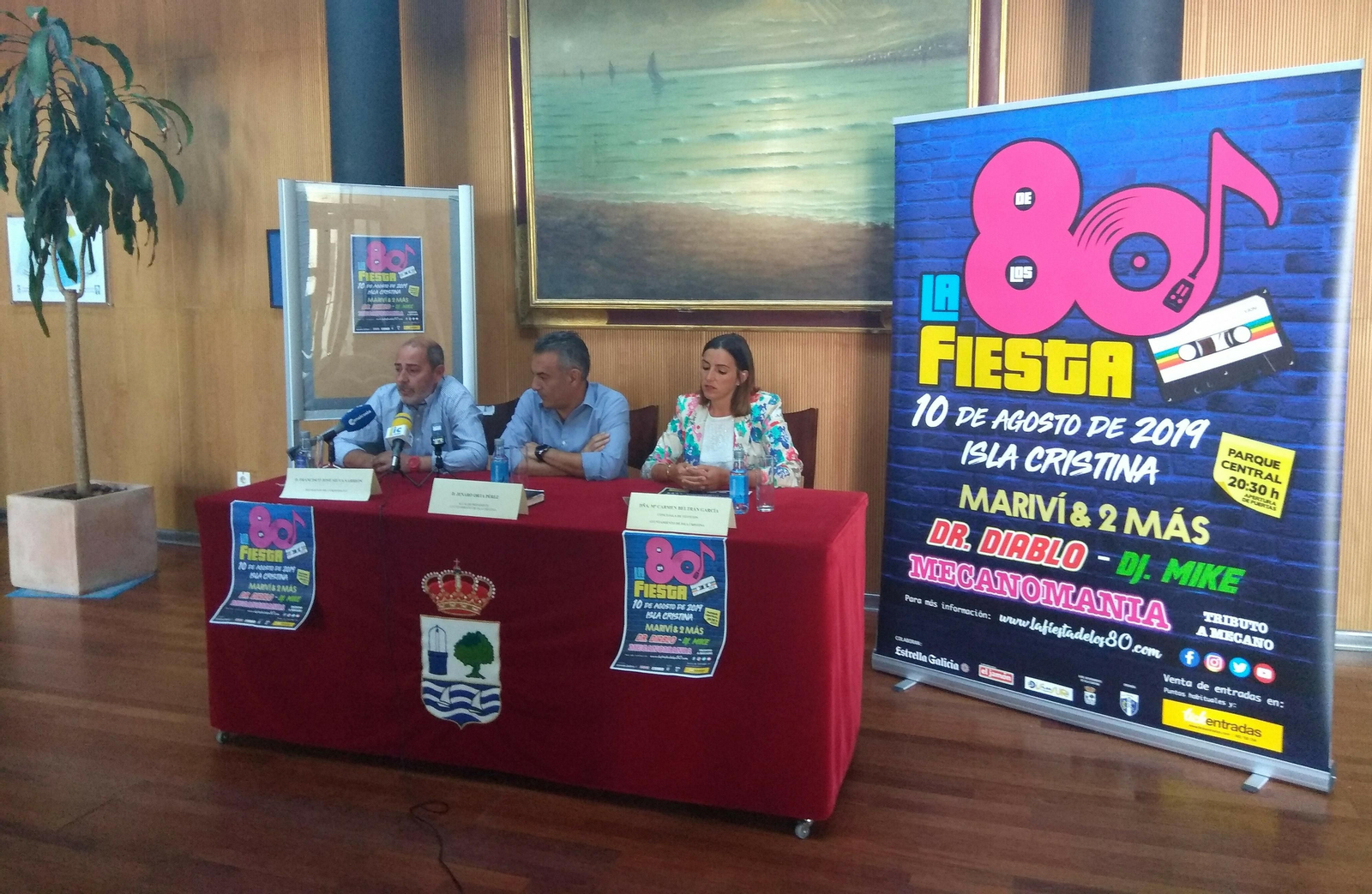 Presentación de la Fiesta de los 80.