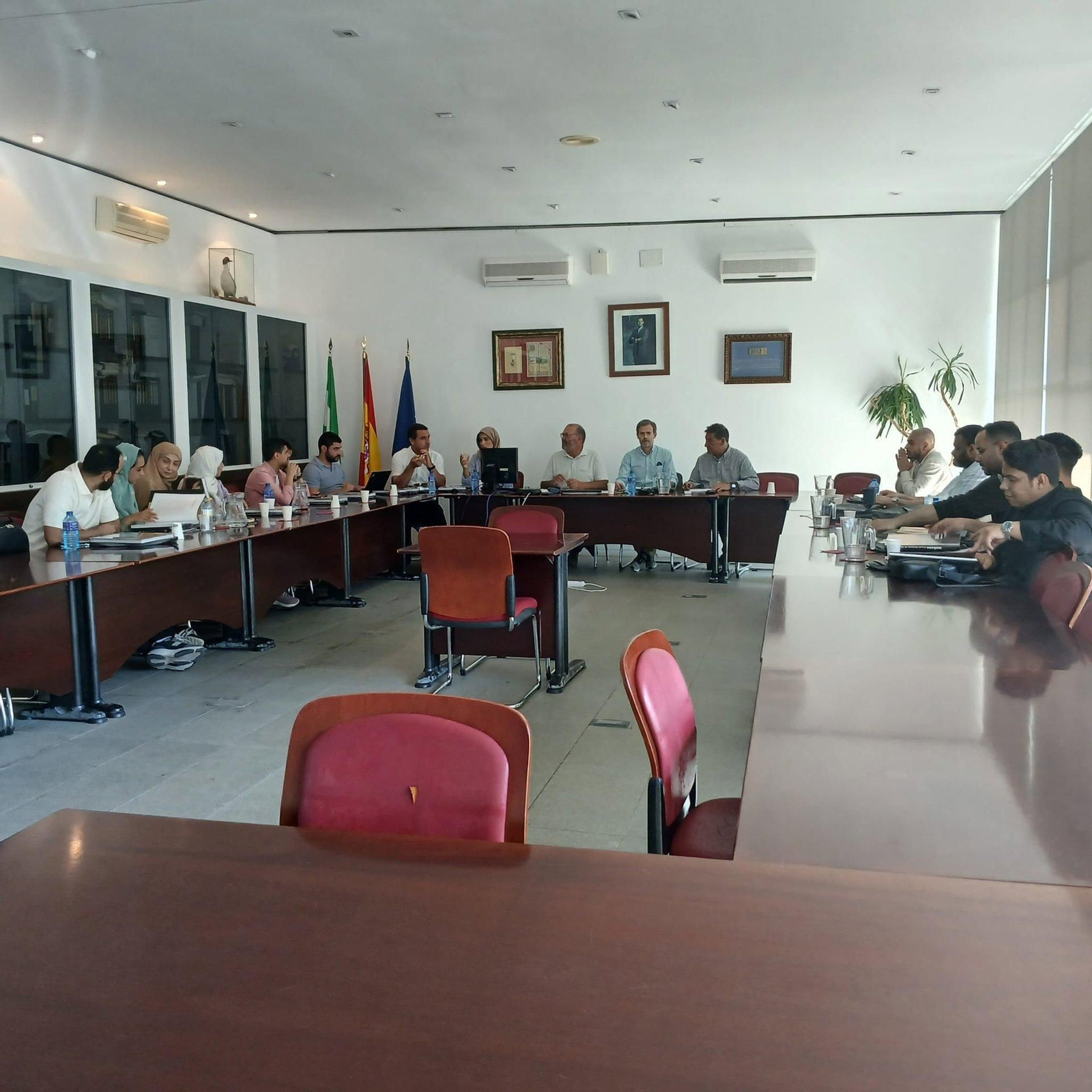 Visita de la delegación del Iarda -Autoridad para el Desarrollo de la Reserva Real Imam Abdulaziz Bin Mohammed- procedente de Arabia Saudí al Espacio Natural de Doñana.