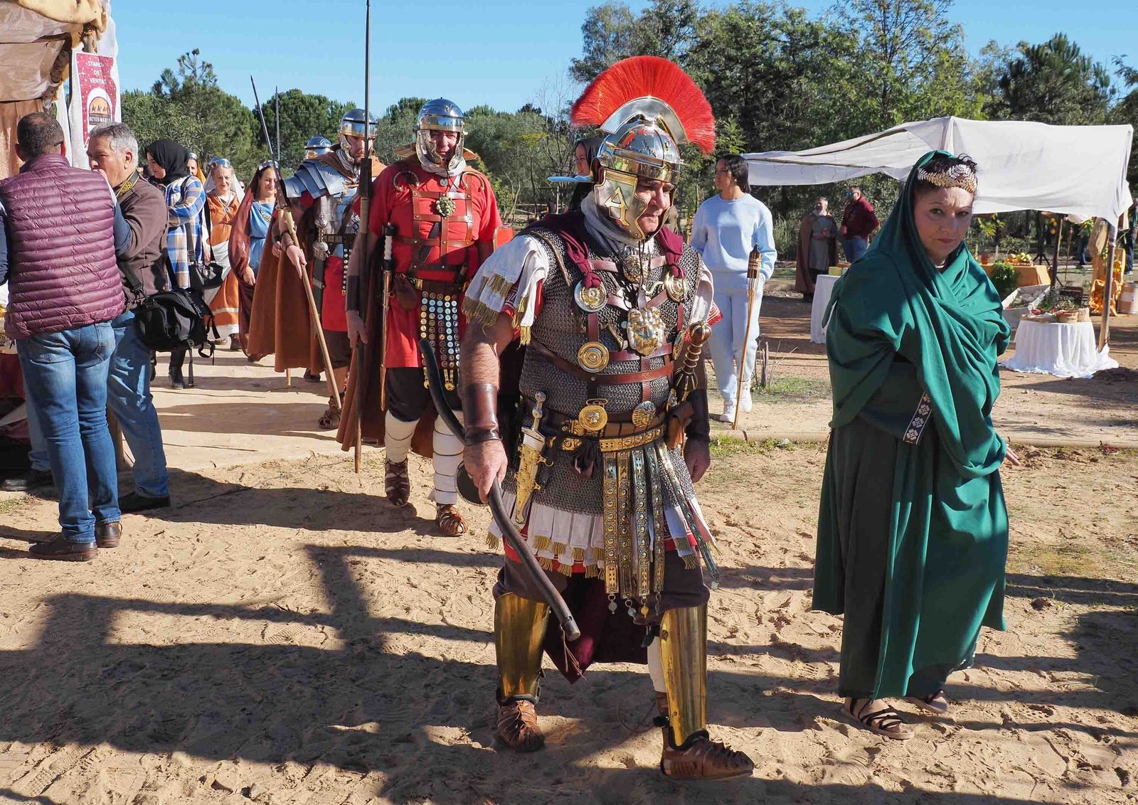 Las mejores imágenes de la recreación en Tharsis de la llegada del oro que llevarán los Reyes Magos a Belén
