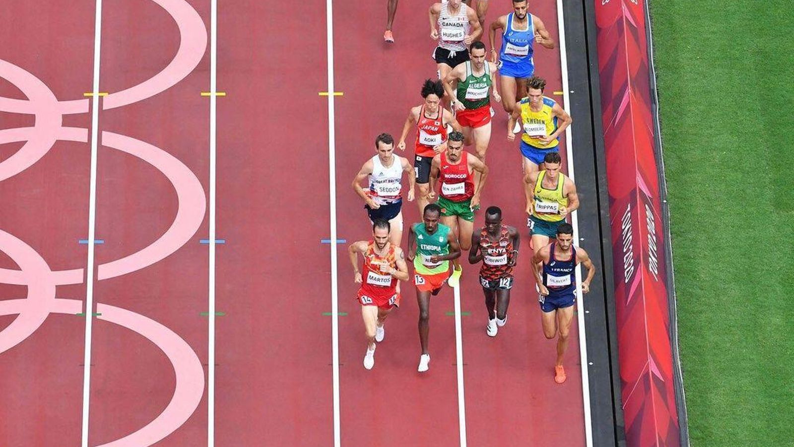 Sebas Martos, al frente de su serie en Tokio 2020.