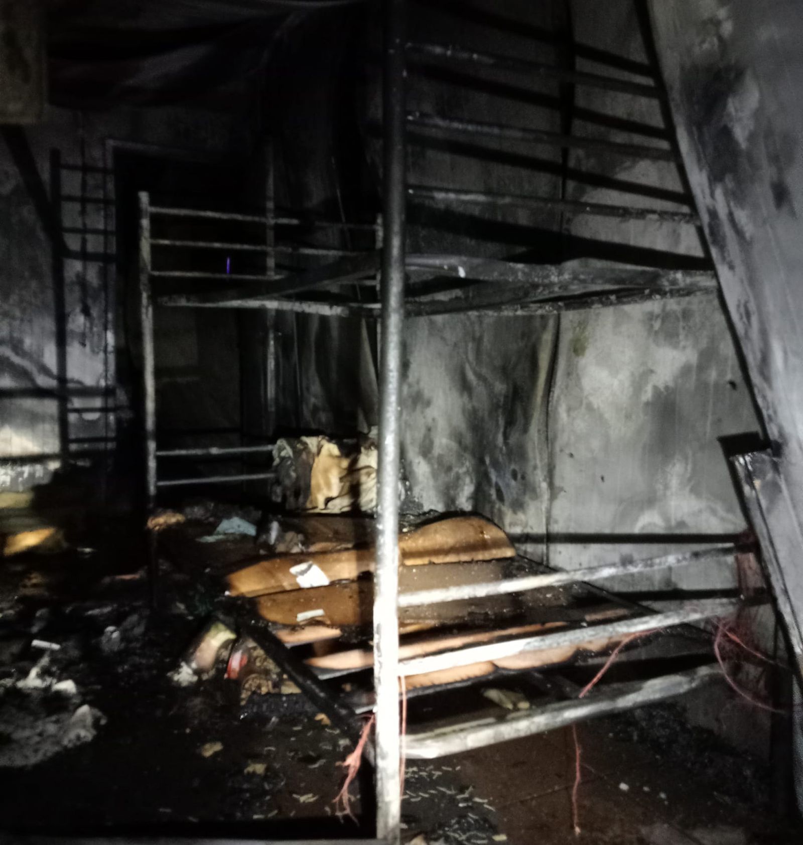 Así ha quedado el interior de una de las viviendas